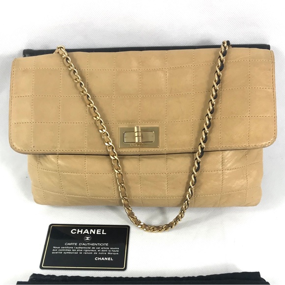 RARE Hot Find! Chanel 2 Face Sheepskin Flap Crossbody - Authentic - Picture 5 of 16